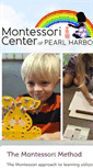 Mobile Screenshot of montessoricenterofpearlharbor.org