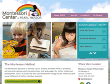 Tablet Screenshot of montessoricenterofpearlharbor.org